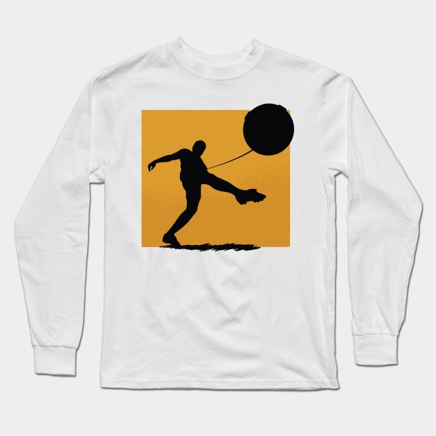 Soccer Champion Long Sleeve T-Shirt by Urban_Vintage
